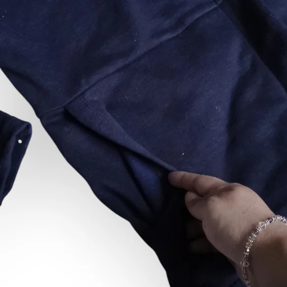 KG Logo Navy Hooded Sweatshirt Grandmothers voice - Picture 5 of 10